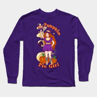 Pumpkin Pie Girl Long Sleeve T-Shirt